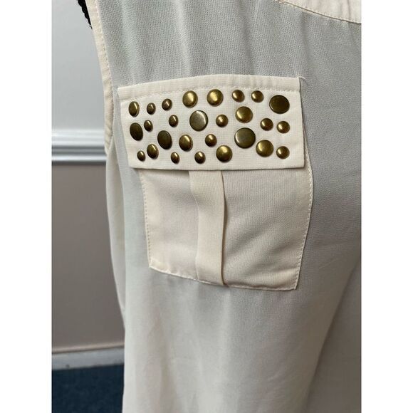 Swoon Cream Pocket Tank Top - Picture 2 of 4